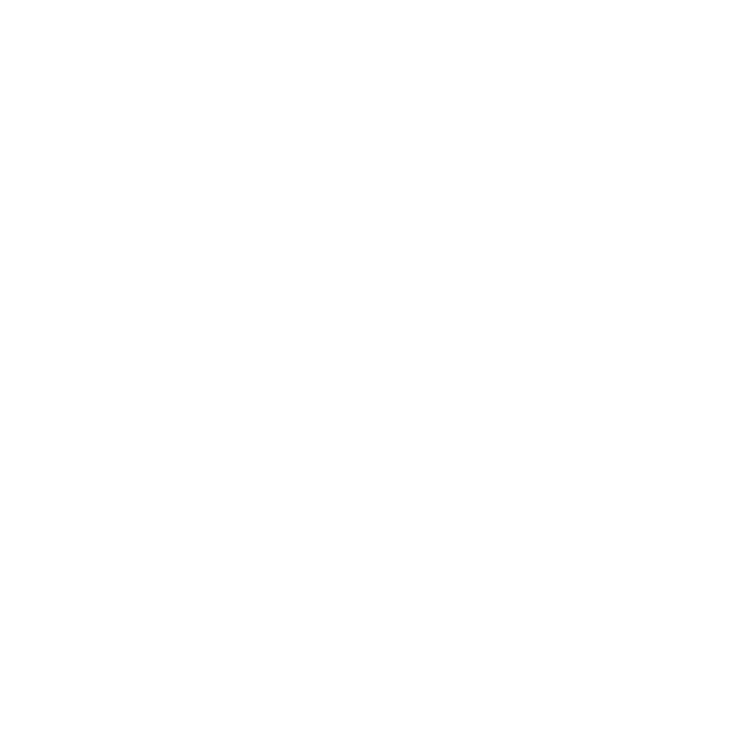 White version of the logo showing a sun, see and St Michael's Mount